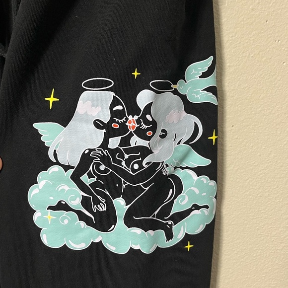 Voight by Valentina Unisex Pants Made in Heaven Sweatpants Sz XS - Picture 5 of 9